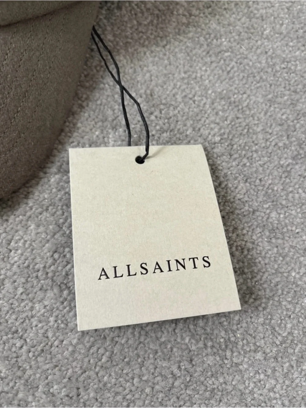 NWT AllSaints Underground Tonal BB Cap in March Grey Marl - Picture 4 of 5
